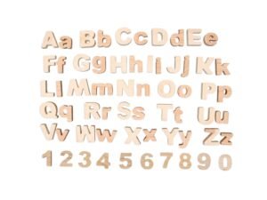 Wooden Alphabets and Numbers
