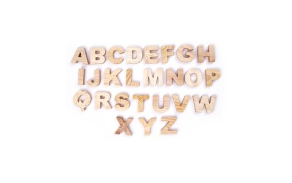 Wooden Alphabets and Numbers Learning Set – Uppercase, Lowercase & Numerals Educational Toy - Image 3