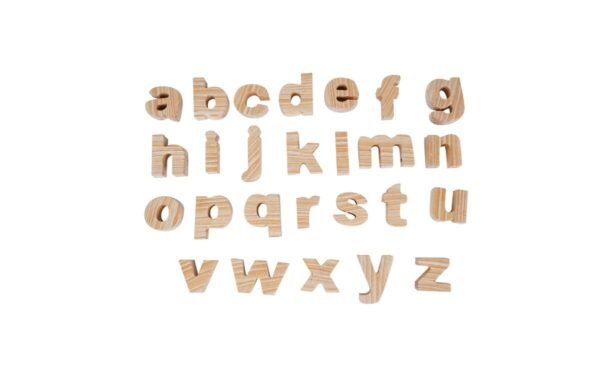 Wooden Alphabets and Numbers Learning Set – Uppercase, Lowercase & Numerals Educational Toy - Image 4