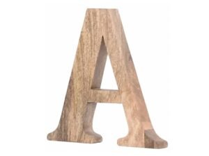Wooden Alphabet Letters
