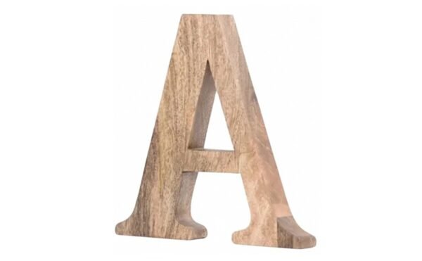 Wooden Alphabet Letters