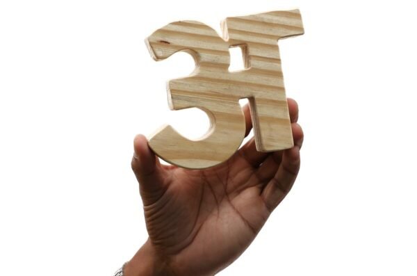 Wooden Hindi Alphabets Educational Learning Toy Puzzle Set for Kids – Montessori Hindi Letters Language Board for Children - Image 2