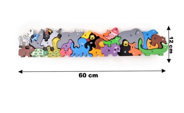 Animal Alphabet Puzzle for Kids – Educational A to Z Learning Toy for Toddlers and Preschoolers - Image 3
