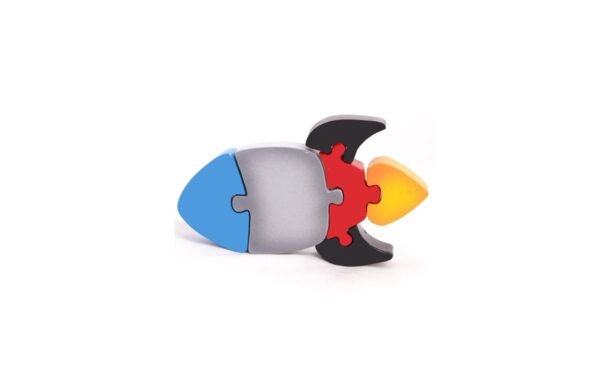 Rocket Puzzle for Kids – Educational STEM Toy for Toddlers and Preschoolers - Image 4