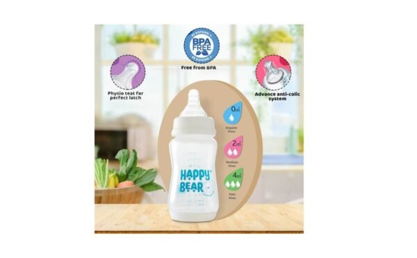 Get it now Baby Bottle for infants 250ml BPA-Free (White) - Image 3