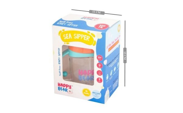 Sea Sipper Bottle for Kids – 320ml Portable Leak-Proof Sippy Cup with Straw, BPA-Free & Anti-Colic - Image 4