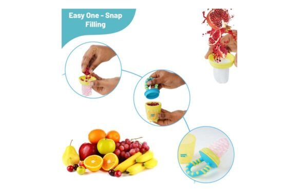 Baby Fruit Feeder Safe & Durable– Silicone fruit feeder for babies - Image 3