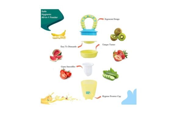 Baby Fruit Feeder Safe & Durable– Silicone fruit feeder for babies - Image 4
