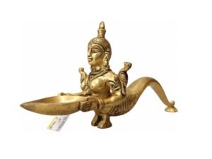 Brass fish paavai Diya