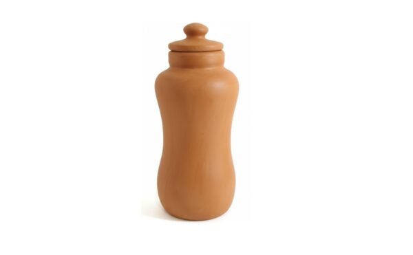 Natural clay water bottle