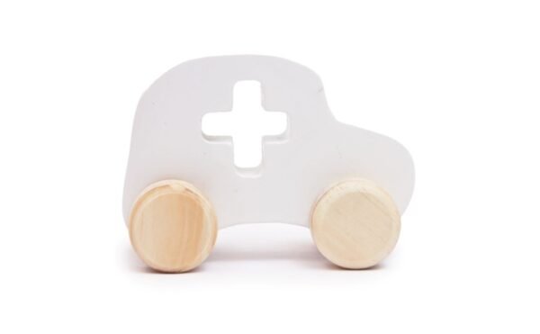 Wooden Emergency Toy Set for Kids – Handmade Eco-Friendly Push Vehicle Set, Safe Educational Wooden Toys for Toddlers, Boys & Girls, Perfect for Creative Play and Gifting - Image 2