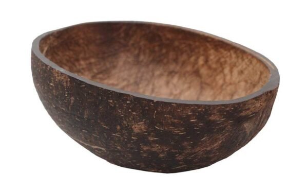Handmade Coconut Shell Oval Bowl – Natural & Eco-Friendly Full Polished Serving Bowl for Salads, Fruits, Snacks, and Kitchen Decor - Image 3