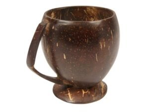Handmade coconut shell tea cup