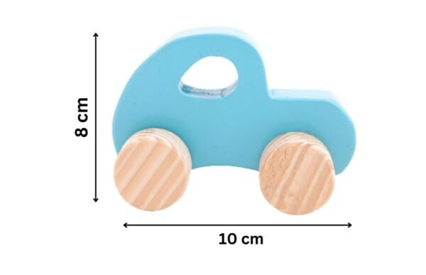 Wooden Police Vehicle Toy for Kids – Safe, Durable, and Fun Wooden Emergency Car - Image 4