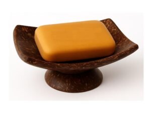 Natural Coconut Shell Soap Stand