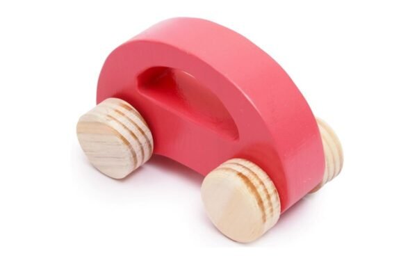 Wooden Taxi Toy for Kids – Eco-Friendly Pickup Taxi Vehicle for Creative Play - Image 2