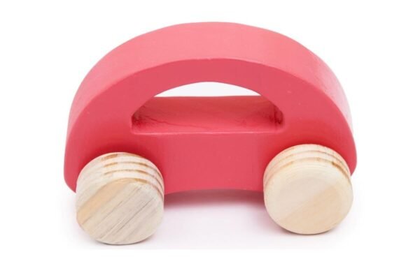 Wooden Taxi Toy for Kids – Eco-Friendly Pickup Taxi Vehicle for Creative Play - Image 3