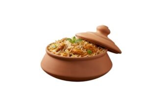 Natural Clay Biryani Serving Bowl