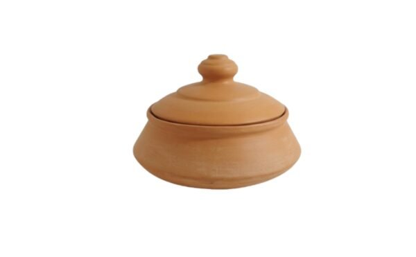 Clay Biryani Serving Bowl Clay Earthen cookware for biryani - Image 2